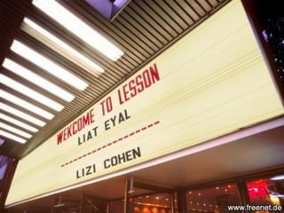 ‫ליזי כהן - מומחית לחדשנות טכנולוגית בעיצוב למידה ולתכנון לימודים, ‪DLML@zahav.net.il‬‬
 