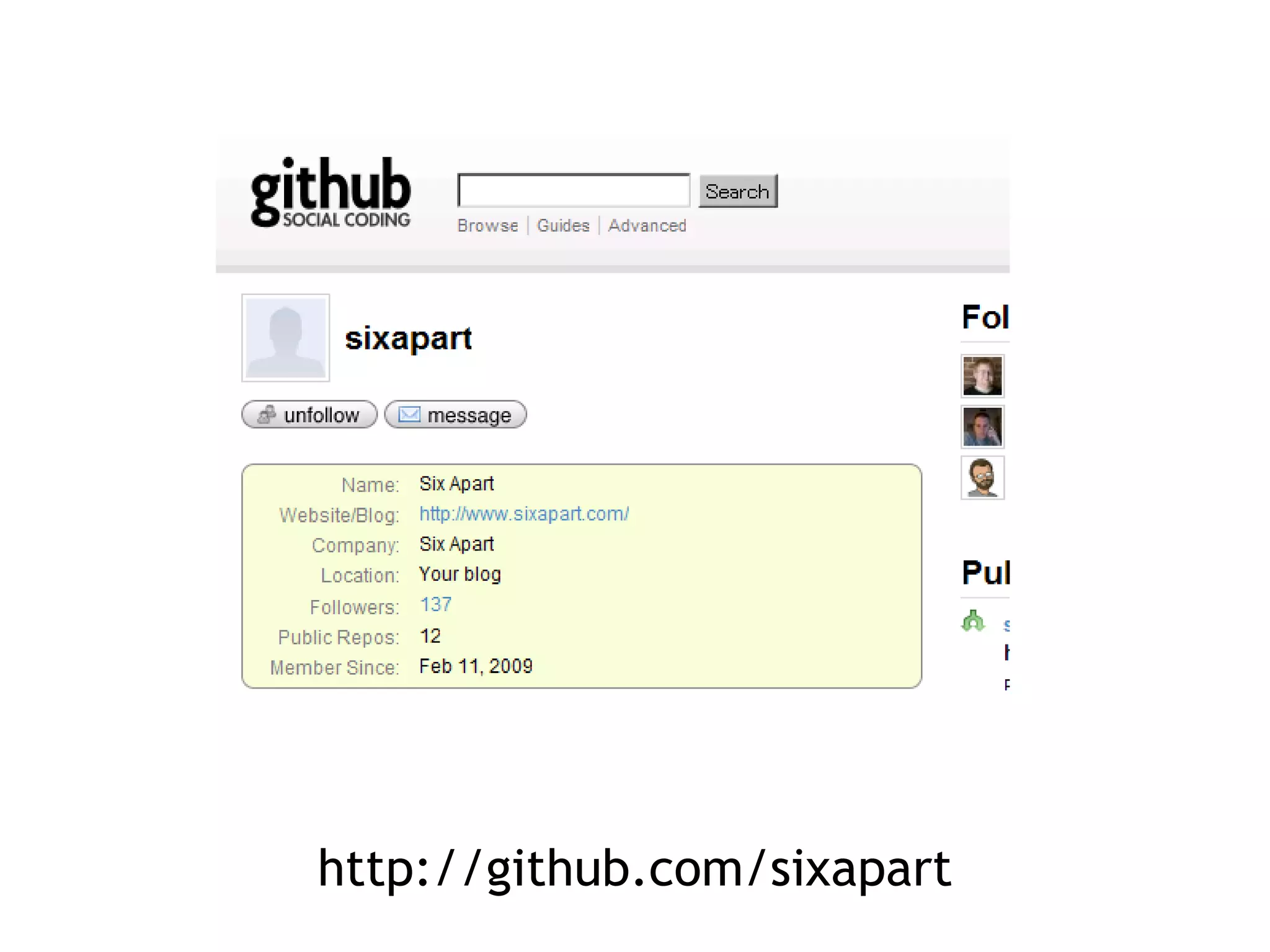 http://github.com/sixapart 