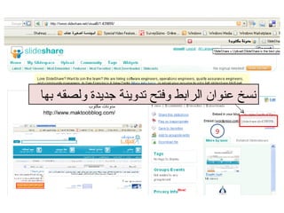 نسخ عنوان الرابط وفتح تدوينة جديدة ولصقه بها 9 