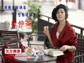 杜仲茶 汉方美容 http://chinesemedicine.yo2.cn 