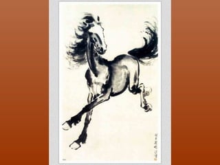 徐悲鸿画马
