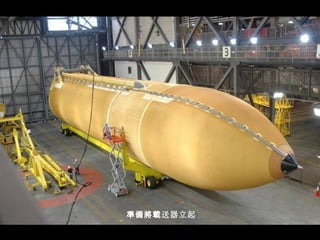 送器立起準備將載
 