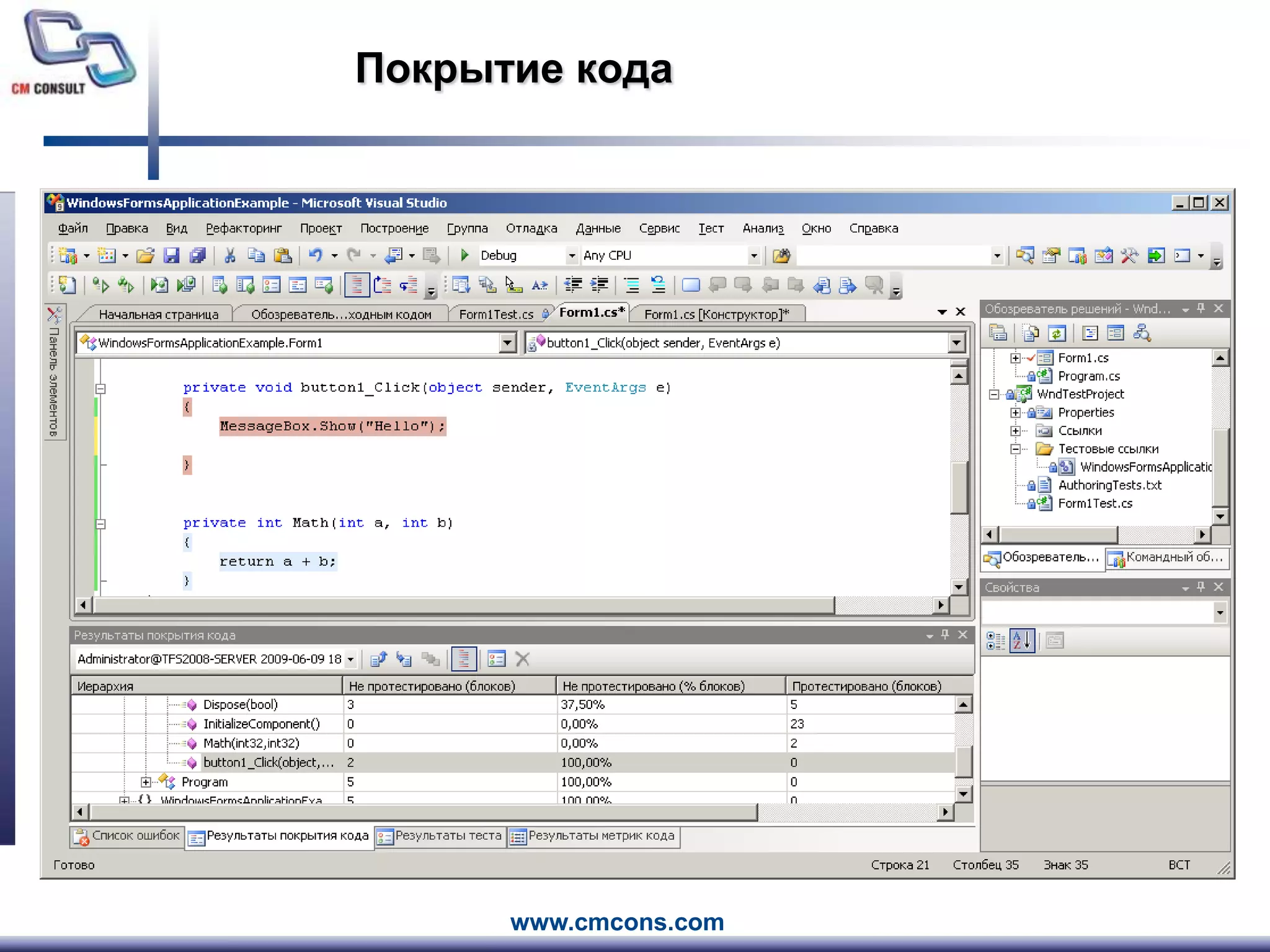 Покрытие кода