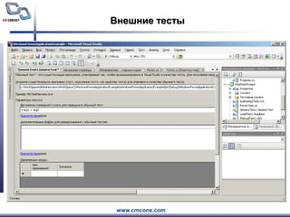 Внешние тесты