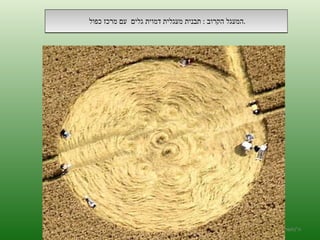 המעגל הקרוב  :   תבנית מעגלית דמוית גלים  עם מרכז כפול  . ה '/ תשרי / תש " ע 