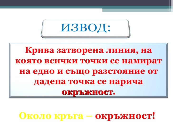 окръжност