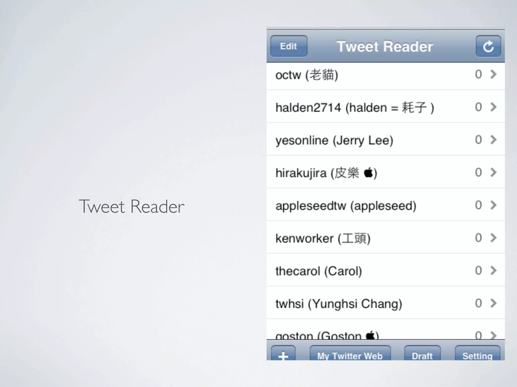 Tweet Reader