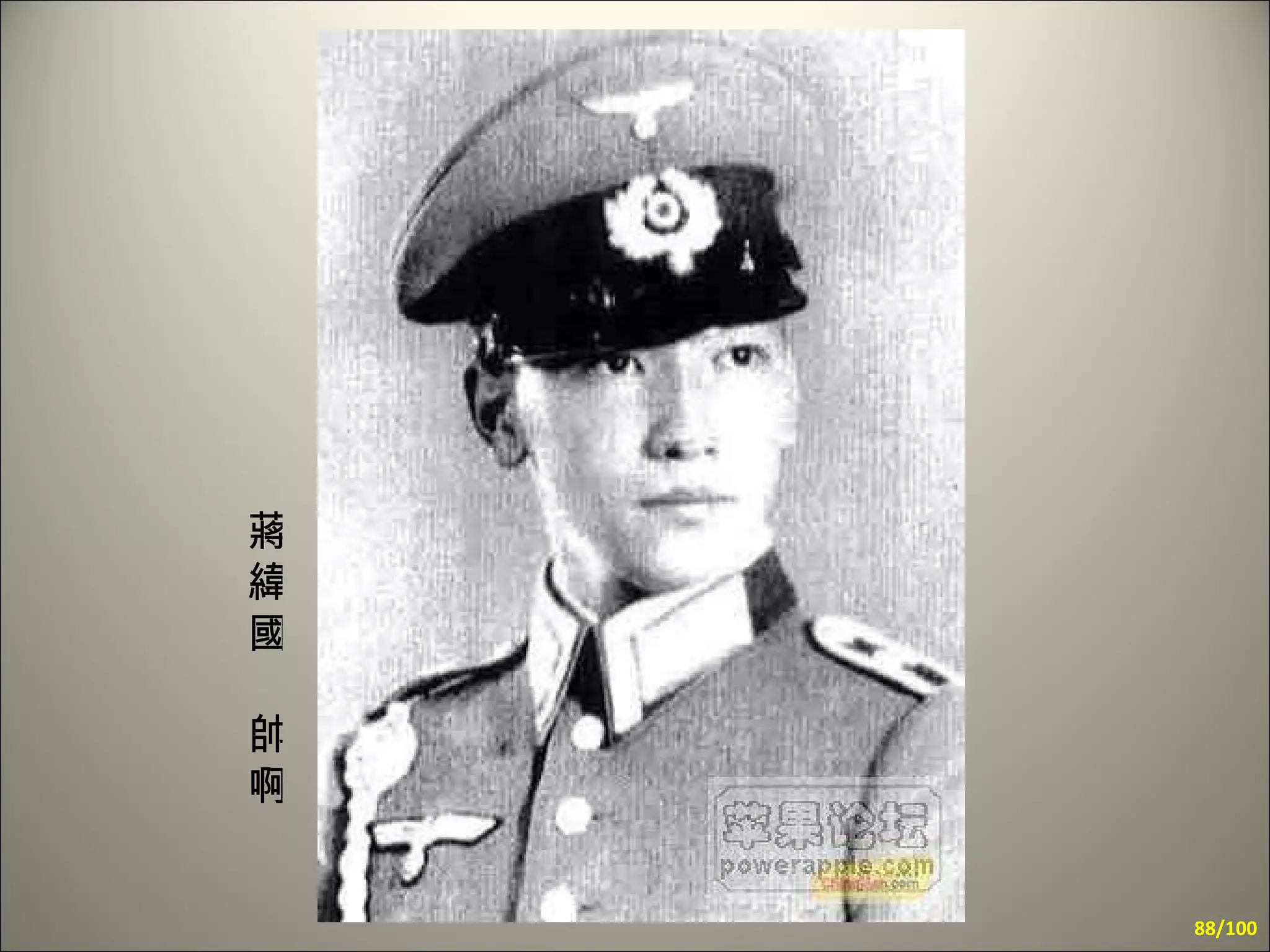 蔣緯國 帥啊   /100 