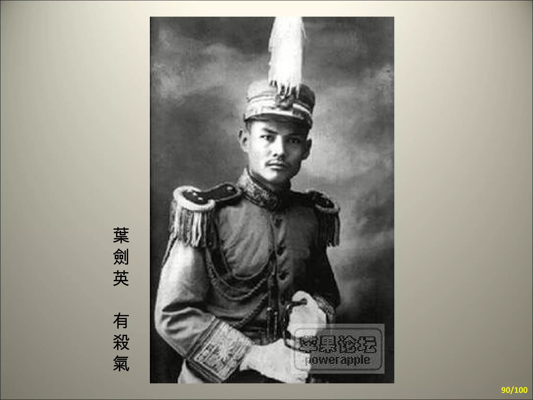 葉劍英  有殺氣 /100 