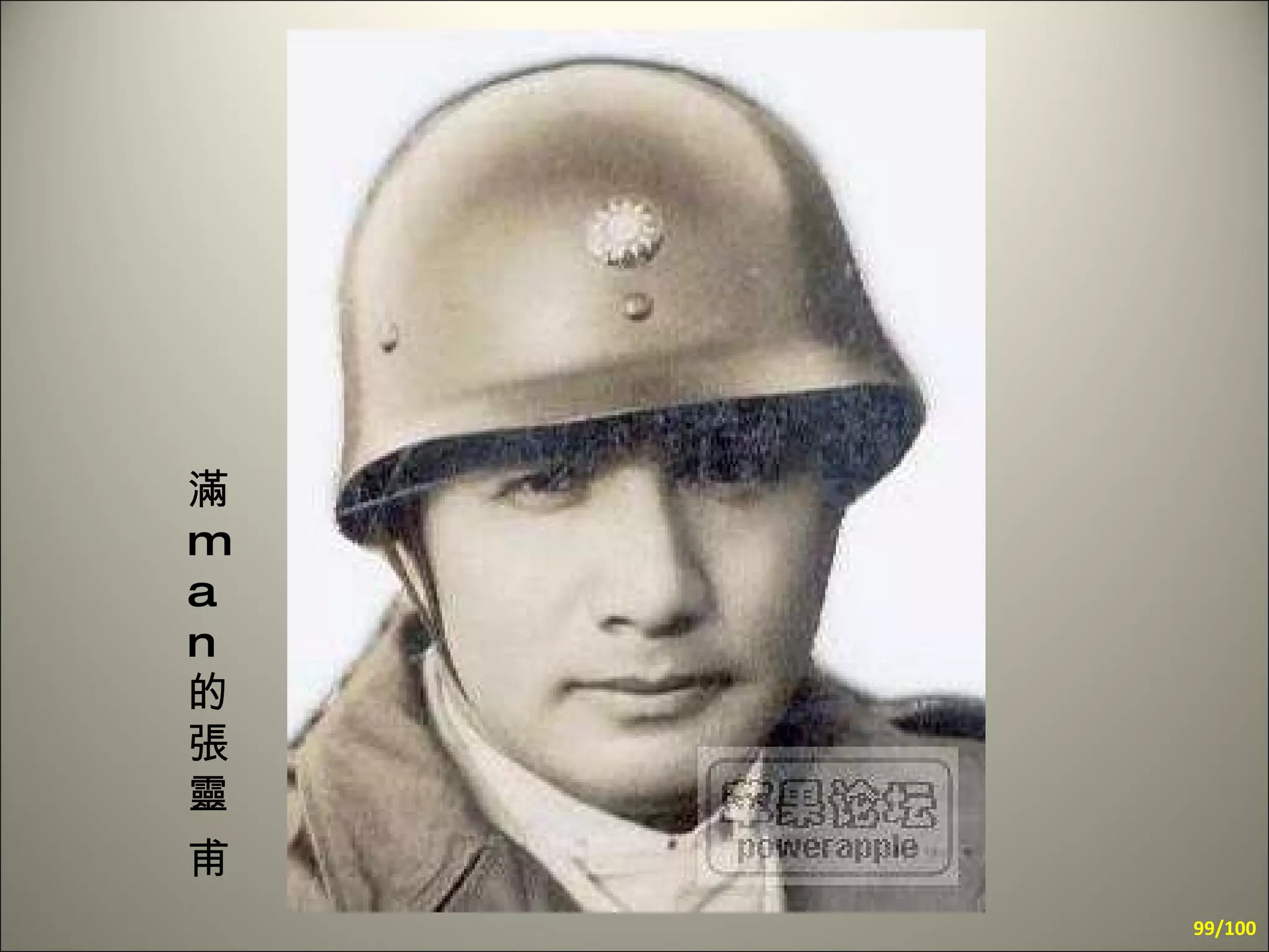 滿 m a n 的張靈甫   /100 