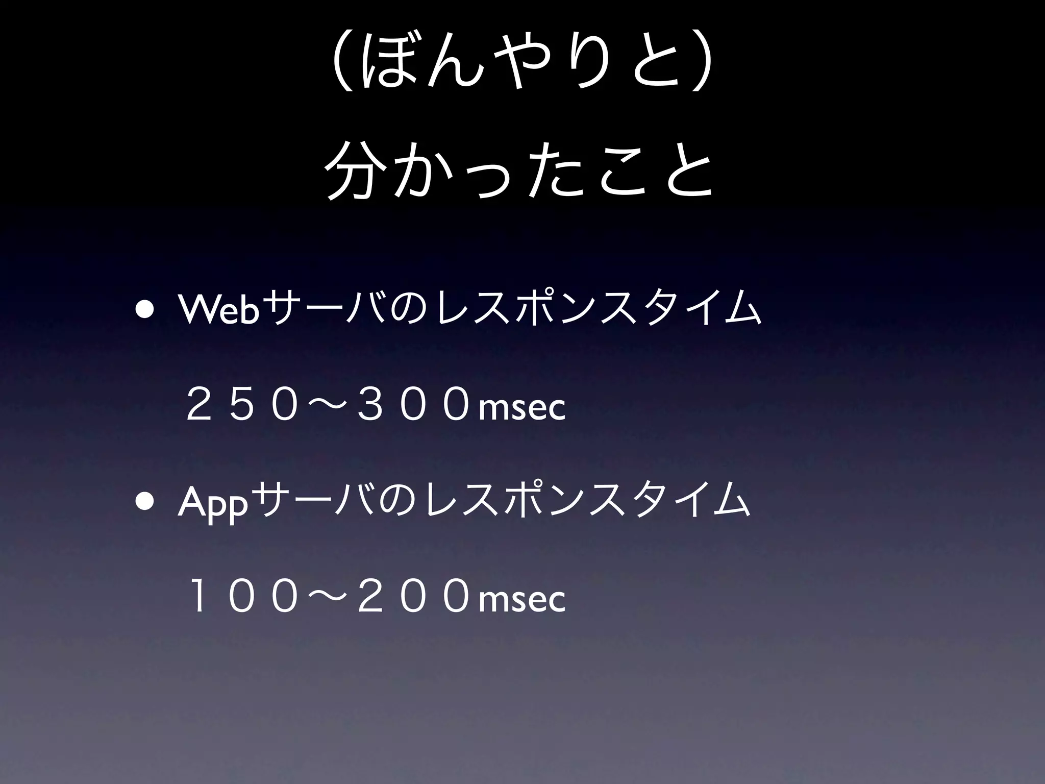 • Web
        msec

• App
        msec
 