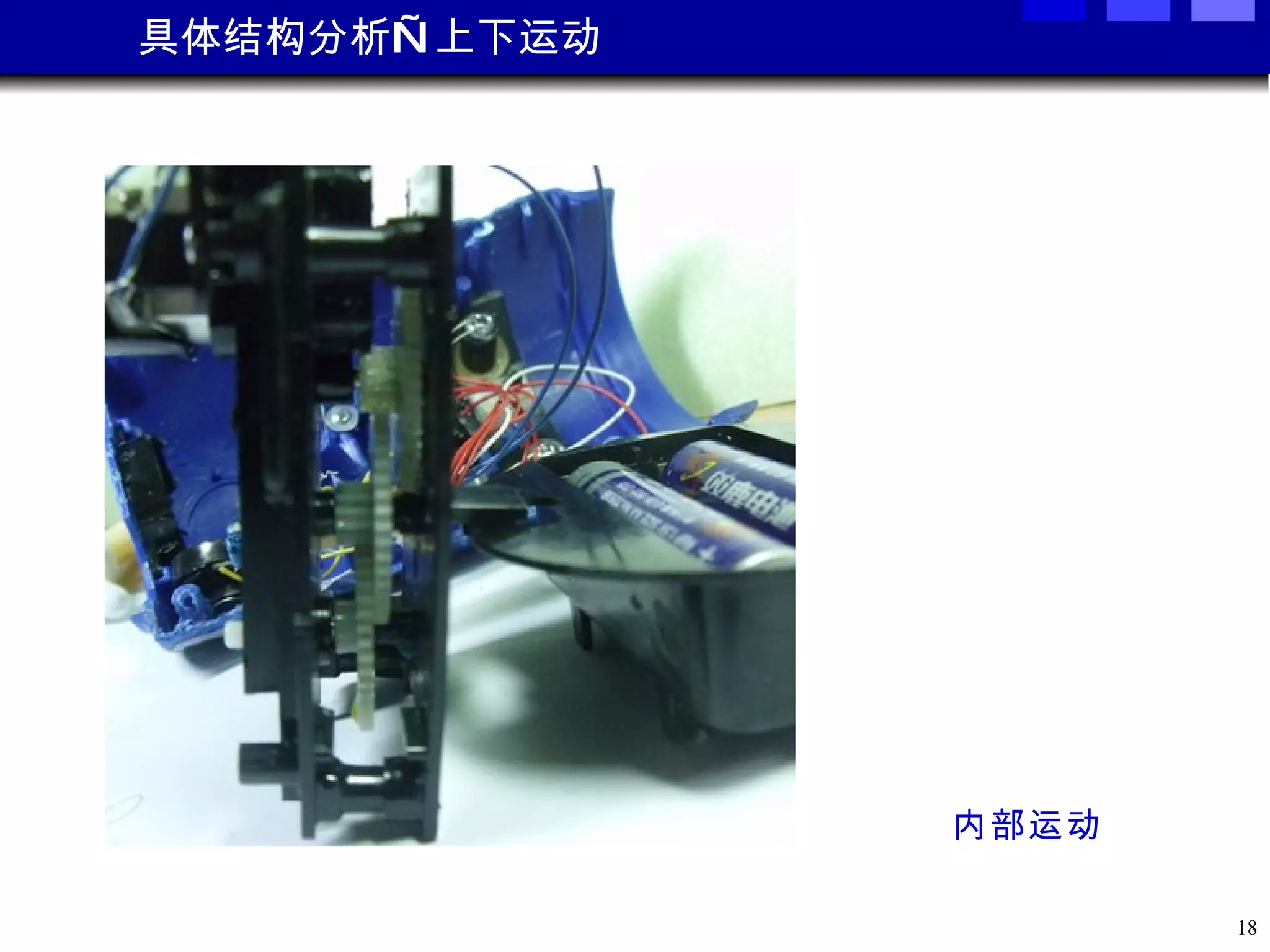 具体结构分析—上下运动 内部运动 