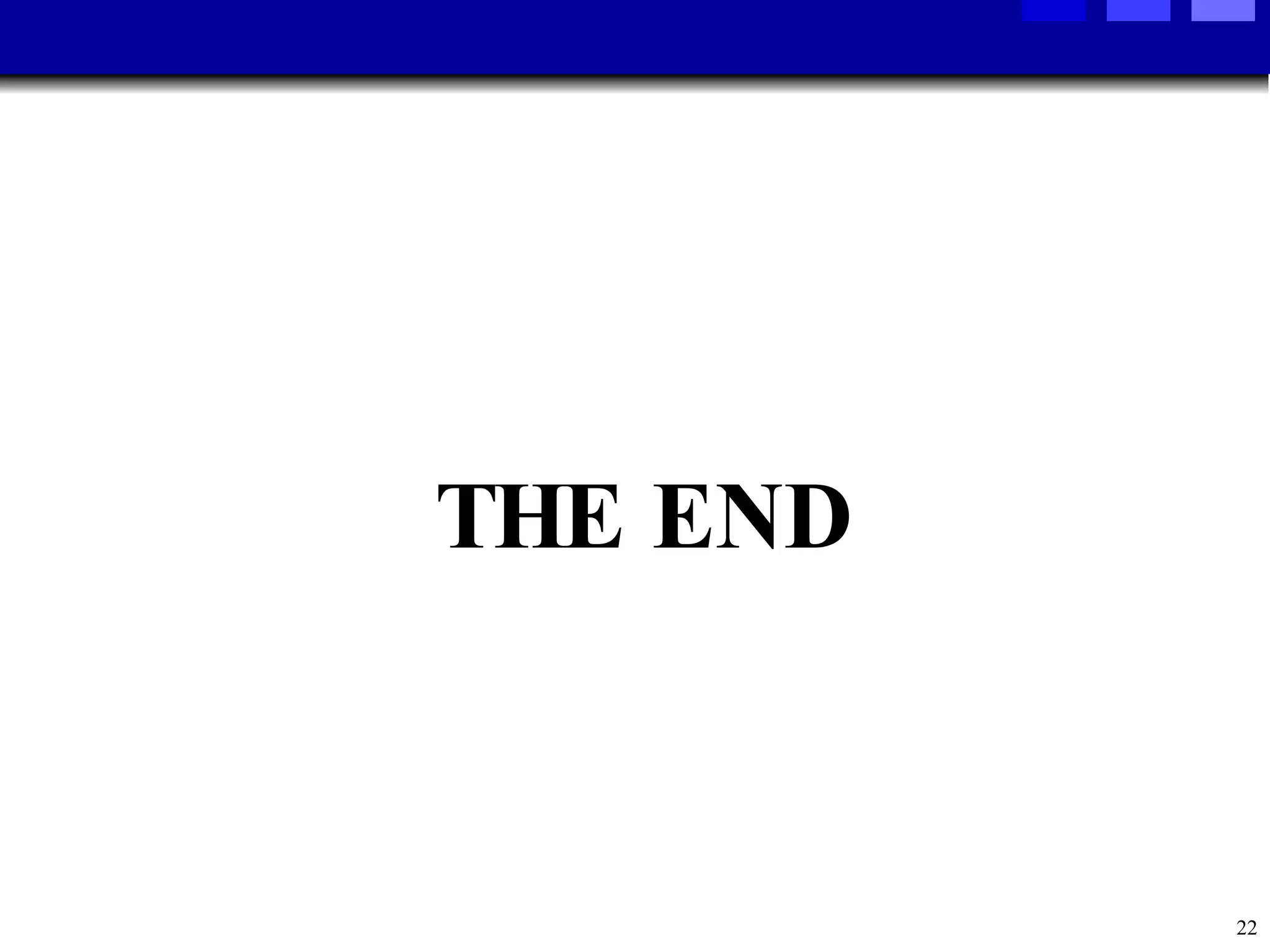 THE END 