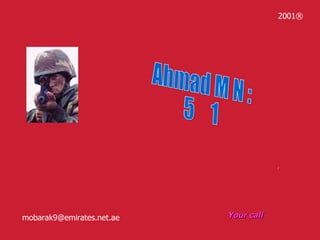 إعداد: Ahmad M N 1ث5 تربية أسلامية_أعجاز القرآن الكريم [email_address] Your call 2001 ® 