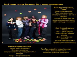 Поп Группа «ранетки» | PPT