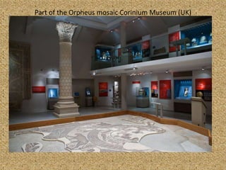 Part of the Orpheus mosaic Corinium Museum (UK)