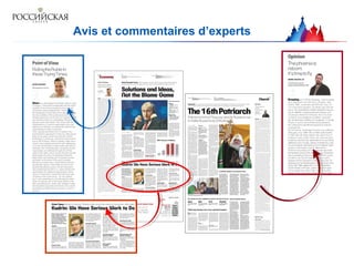 Avis et commentaires d’experts
 