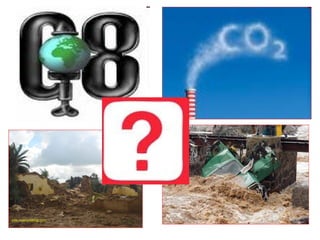 محاور العرض مدخل  :   التغيرات المناخية حديث الساعة  1-  ما هي التغيرات المناخية ؟ 2-  التغيرات المناخية مشكل الدول الغنية والفقيرة  . 3- التغيرات المناخية بالمغرب ؟  4 –  انعكاسات التغيرات المناخية على الساكنة ، التنوع البيولوجي ،  السياحة ، الفلاحة ، الهجرة ، .... 5-  التغيرات المناخية تحصد الارواح  . 6-  التربية على التكيف مع التغيرات المناخية  . الحصيلة  :  الميثاق الوطني للبيئة والتنمية المستدامة  