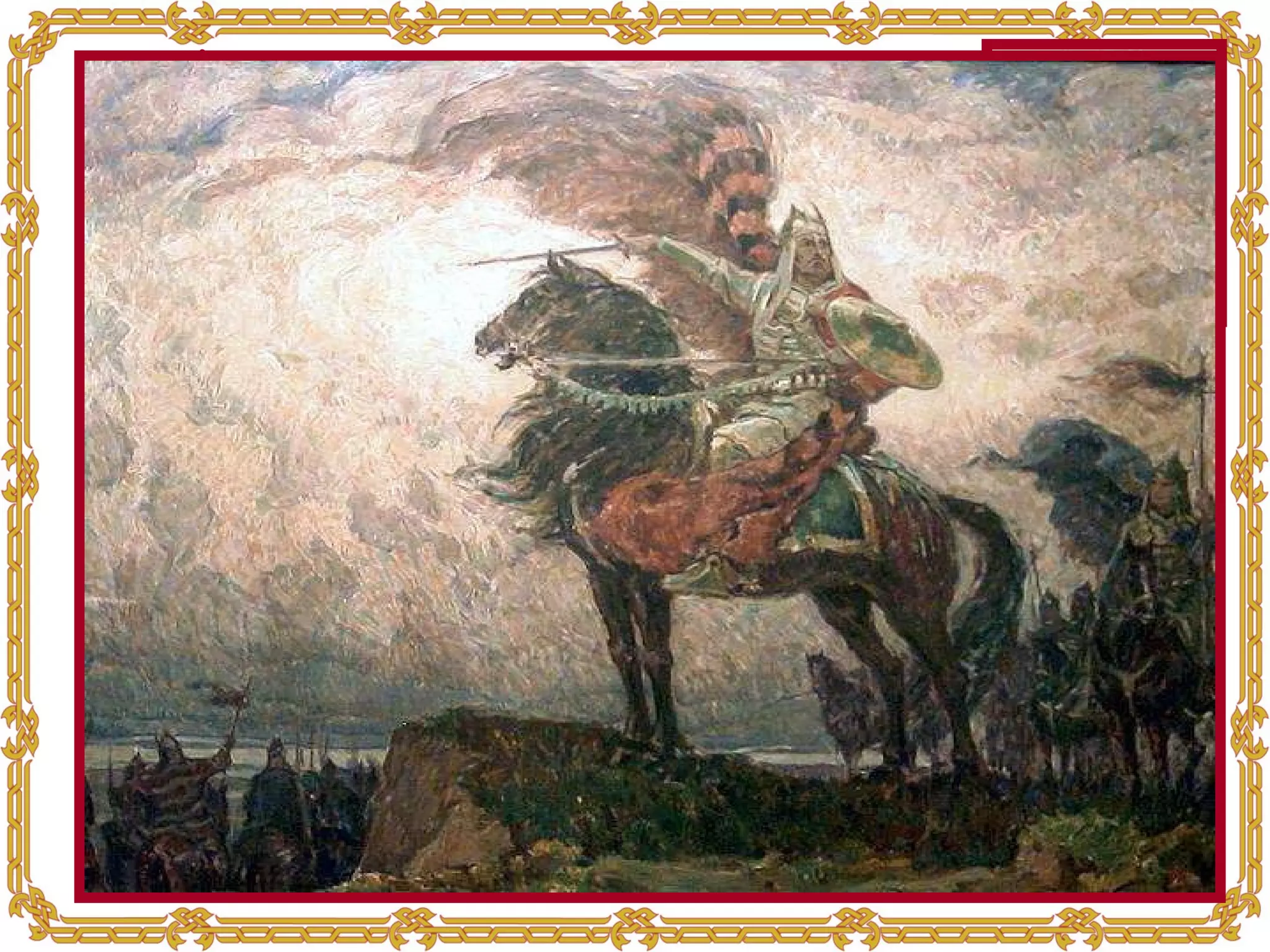 ПЪРВО БЪЛГАРСКО ЦАРСТВО   Създаване на Дунавска България –  хан Аспарух  – 681 г. /начело на прабългарите, главен бог Тангра, първо знаме –конска опашка, Плиска – първа българска столица 