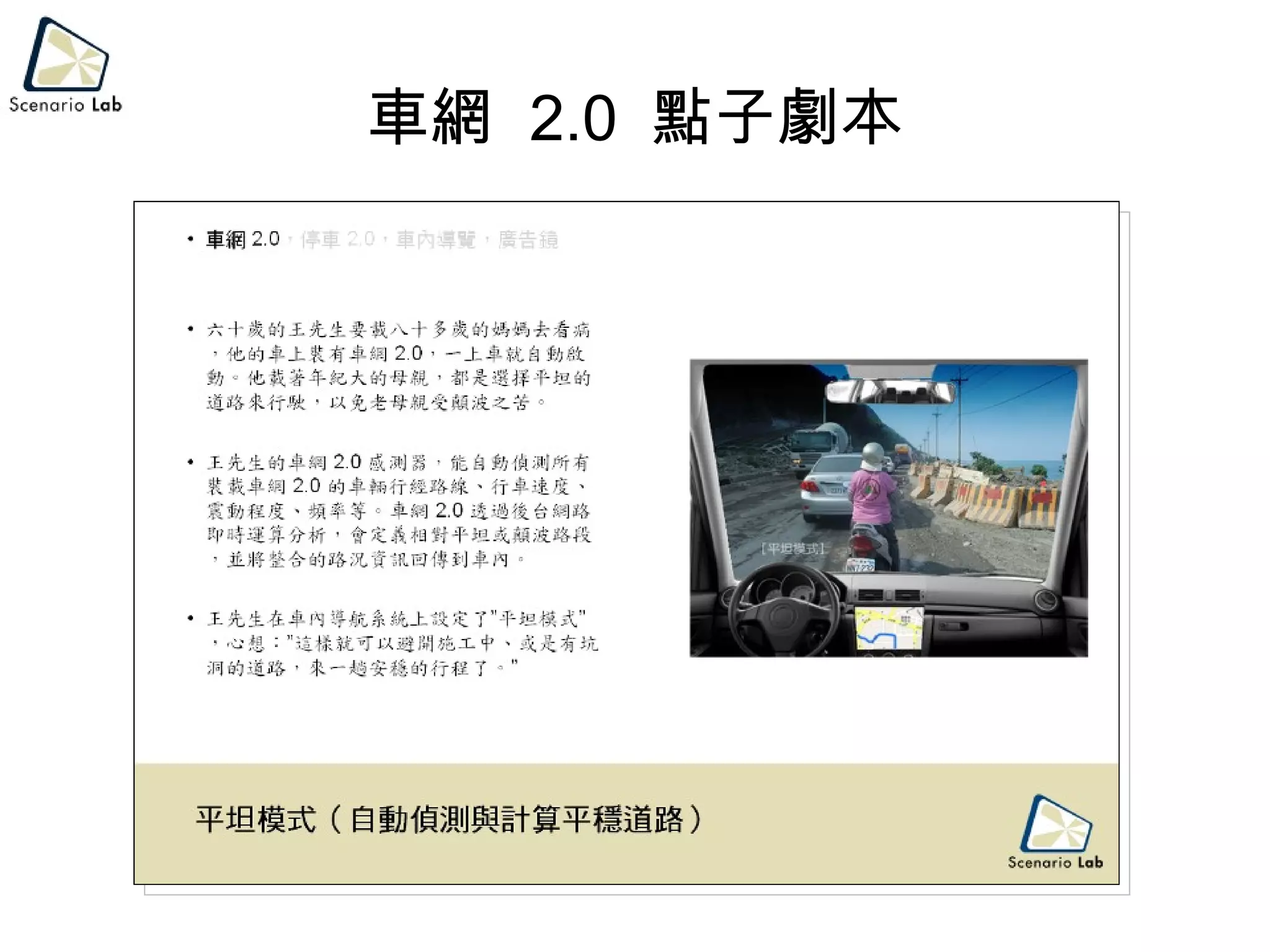 車網  2.0  點子劇本 