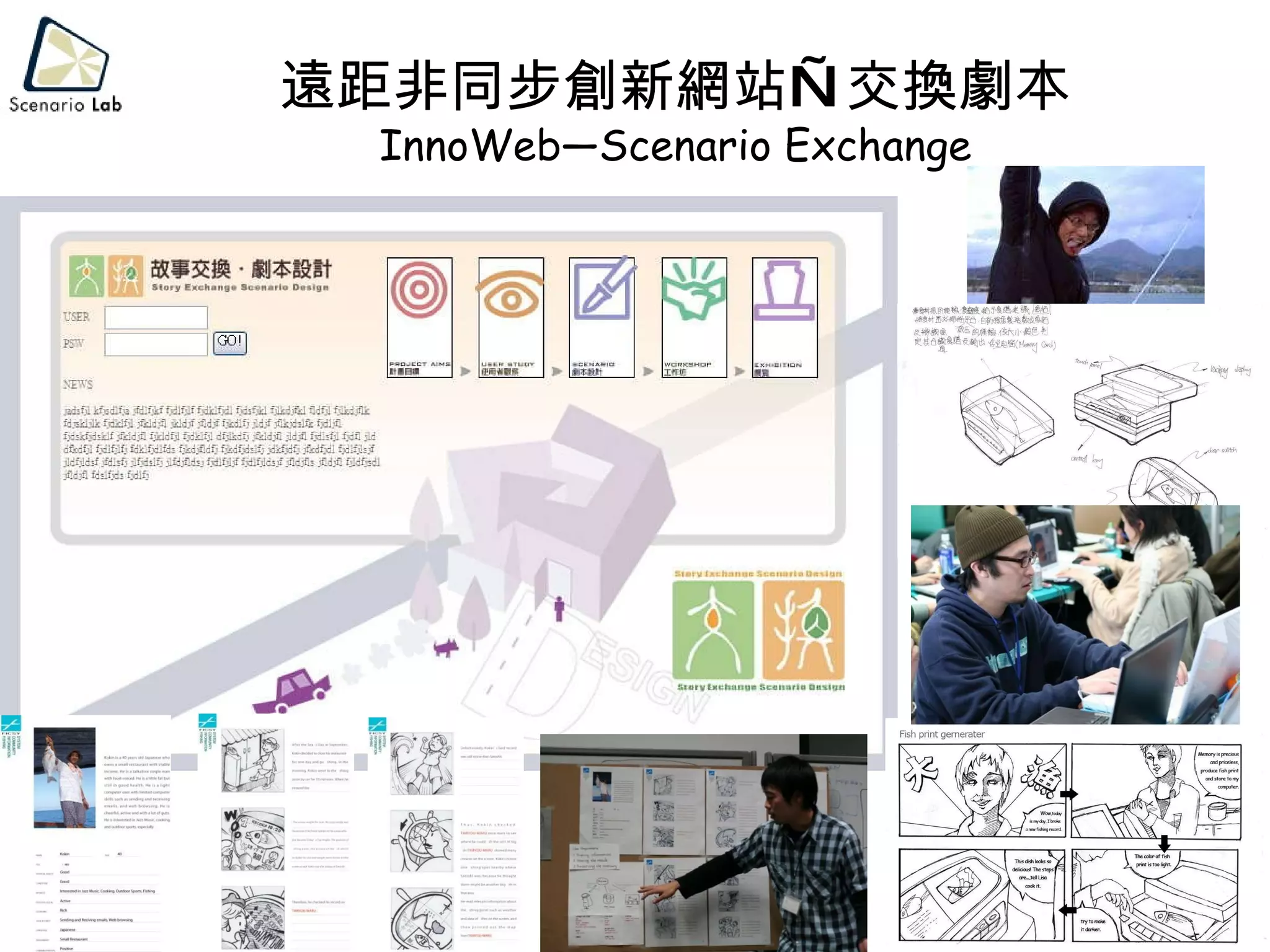 遠距非同步創新網站—交換劇本 InnoWeb—Scenario Exchange 