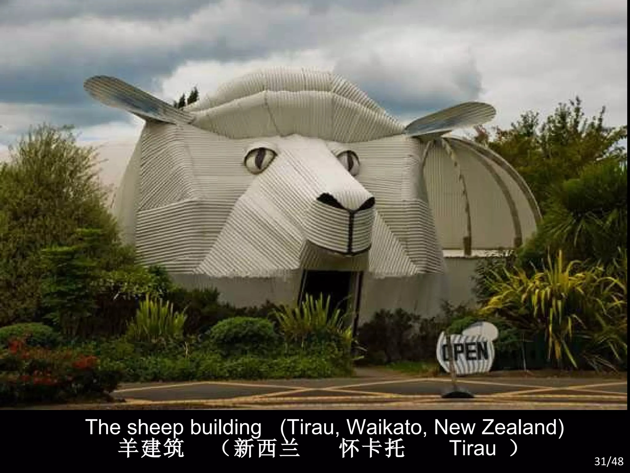 The sheep building  (Tirau, Waikato, New Zealand) 羊建筑  （新西兰  怀卡托  Tirau  ） /48 