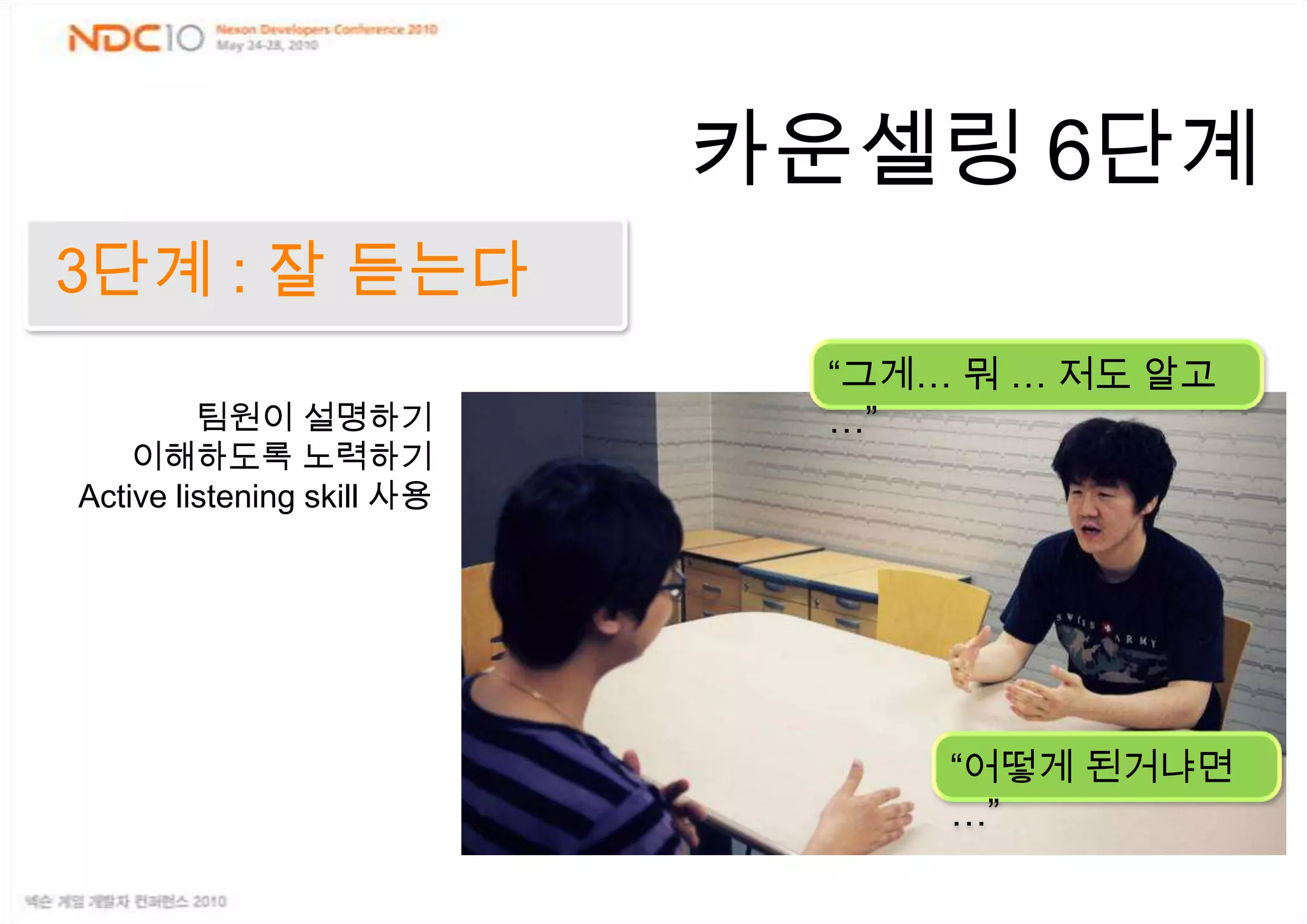 카운셀링 준비작업문제접근을 위한 계획Fact 수집