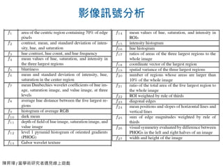 陳昇瑋 / 當學術研究者遇見線上遊戲
影像訊號分析
 