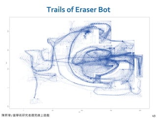 陳昇瑋 / 當學術研究者遇見線上遊戲 49
Trails of Eraser Bot
 