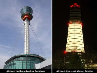 Aéroport Schwechat, Vienne, Autriche Aéroport Heathrow, Londres, Angleterre 