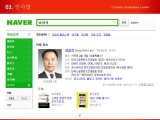 6
Contents Syndication Leader03. 인사말
 