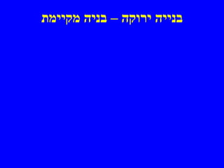 ‫בנייה ירוקה – בניה מקיימת‬
 