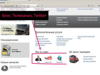 Блог, Телеканал,  Twitter 