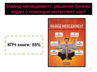 Майнд-менеджмент: решение бизнес задач с помощью интеллект карт КПЧ книги: 55% 