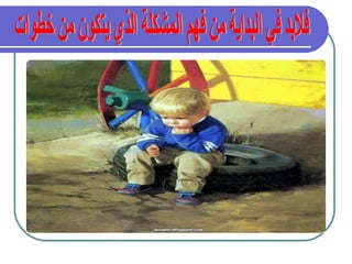 فلابد في البداية من فهم المشكلة الذي يتكون من خطوات  