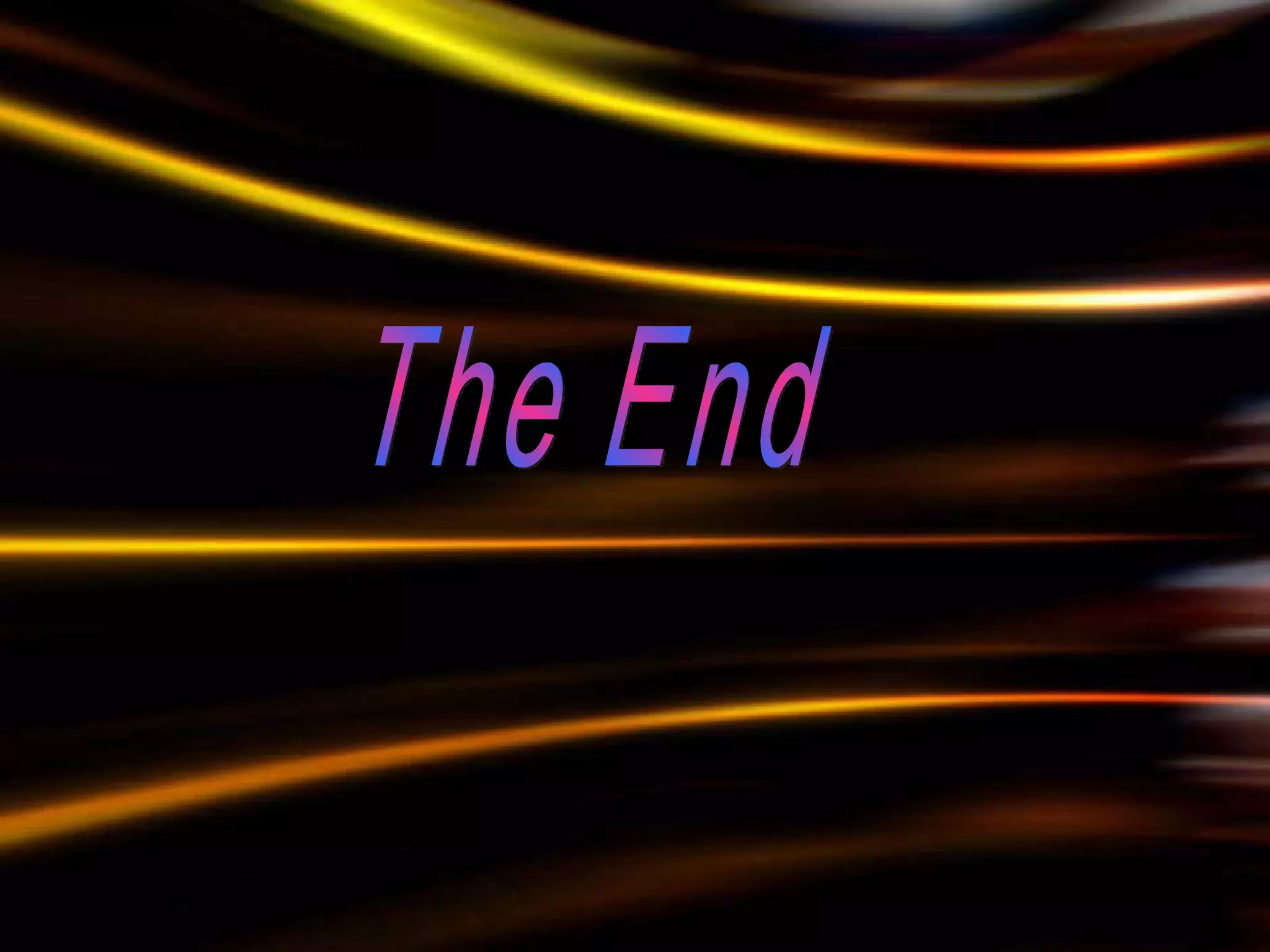 The End 