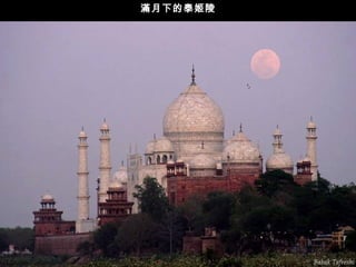 滿月下的泰姬陵 