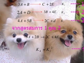 -----  1 -----  2 -----  3 จากสูตรสมการ  1  คูณ  2 -----  4 