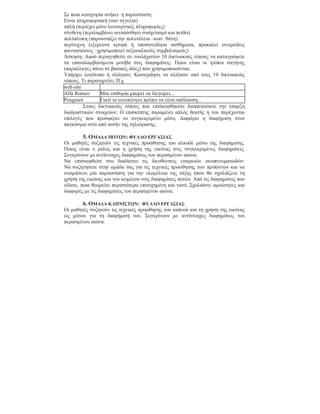 Σε ποια κατηγορία ανήκει η παρουσίαση:
Είναι πληροφοριακή (σαν αγγελία)
απλή (περιέχει µόνο λειτουργικές πληροφορίες)
σύνθετη (περιλαµβάνει ανεπαίσθητο συσχετισµό και πειθώ)
πολύπλοκη (παρουσιάζει την πολυτέλεια –κοιν. θέση)
περίτεχνη (εξερευνά κρυφά ή υποσυνείδητα αισθήµατα, προκαλεί ονειρώδεις
φαντασιώσεις –χρησιµοποιεί σεξουαλικούς συµβολισµούς)
Άσκηση: Αφού περιηγηθείτε σε τουλάχιστον 10 δικτυακούς τόπους να καταγράψετε
τα επαναλαµβανόµενα µοτίβα στις διαφηµίσεις. Ποιοι είναι οι τρόποι σαγήνης
(παραλλαγές πάνω σε βασικές ιδέες) που χρησιµοποιούνται;
Υπάρχει λογότυπο ή σλόγκαν; Καταγράψτε τα σλόγκαν από τους 10 δικτυακούς
τόπους. Τι παρατηρείτε; Π.χ.
web site
Alfa Romeo       Μια επιθυµία µπορεί να διεγείρει...
Peugeuot         Γιατί το αυτοκίνητο πρέπει να είναι απόλαυση...
         Στους δικτυακούς τόπους που επισκεφθήκατε διαπιστώσατε την ύπαρξη
διαδραστικών στοιχείων; Ο επισκέπτης παραµένει απλός θεατής ή του παρέχονται
επιλογές που προσφέρει το συγκεκριµένο µέσο; ∆ιαφέρει η διαφήµιση στον
παγκόσµιο ιστό από αυτήν της τηλεόρασης;

        5. ΟΜΑ∆Α ΠΟΤΩΝ: ΦΥΛΛΟ ΕΡΓΑΣΙΑΣ
Οι µαθητές συζητούν τις τεχνικές προώθησης του αλκοόλ µέσω της διαφήµισης.
Ποιος είναι ο ρόλος και η χρήση της εικόνας στις συγκεκριµένες διαφηµίσεις;
Συγκρίνουν µε αντίστοιχες διαφηµίσεις του περασµένου αιώνα.
Να επισκεφθείτε στο διαδίκτυο τις διευθύνσεις εταιρειών οινοπνευµατωδών:
Να συζητήσετε στην οµάδα σας για τις τεχνικές προώθησης των προϊόντων και να
ετοιµάσετε µία παρουσίαση για την ολοµέλεια της τάξης όπου θα σχολιάζετε τη
χρήση της εικόνας και του κειµένου στις διαφηµίσεις ποτών. Από τις διαφηµίσεις που
είδατε, ποια θεωρείτε περισσότερο επιτυχηµένη και γιατί; Σχολιάστε οµοιότητες και
διαφορές µε τις διαφηµίσεις του περασµένου αιώνα.

        6. ΟΜΑ∆Α ΚΑΠΝΙΣΤΩΝ: ΦΥΛΛΟ ΕΡΓΑΣΙΑΣ
Οι µαθητές συζητούν τις τεχνικές προώθησης του καπνού και τη χρήση της εικόνας
ως µέσου για τη διαφήµισή του. Συγκρίνουν µε αντίστοιχες διαφηµίσεις του
περασµένου αιώνα.
 