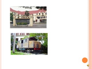 ตึกที่ทำการการรถไฟแห่งประเทศไทยรถจักรดีเซลไฟฟ้า คันแรก เลขที่ 21