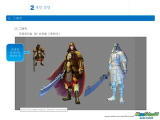 게임 설명 3.  그래픽 2 > 그래픽 프로토타입  3D  비쥬얼  ( 케릭터 ) Quick Test Image made by  Neostuff Gamestudio 인게임 플레이어 케릭터 뷰 