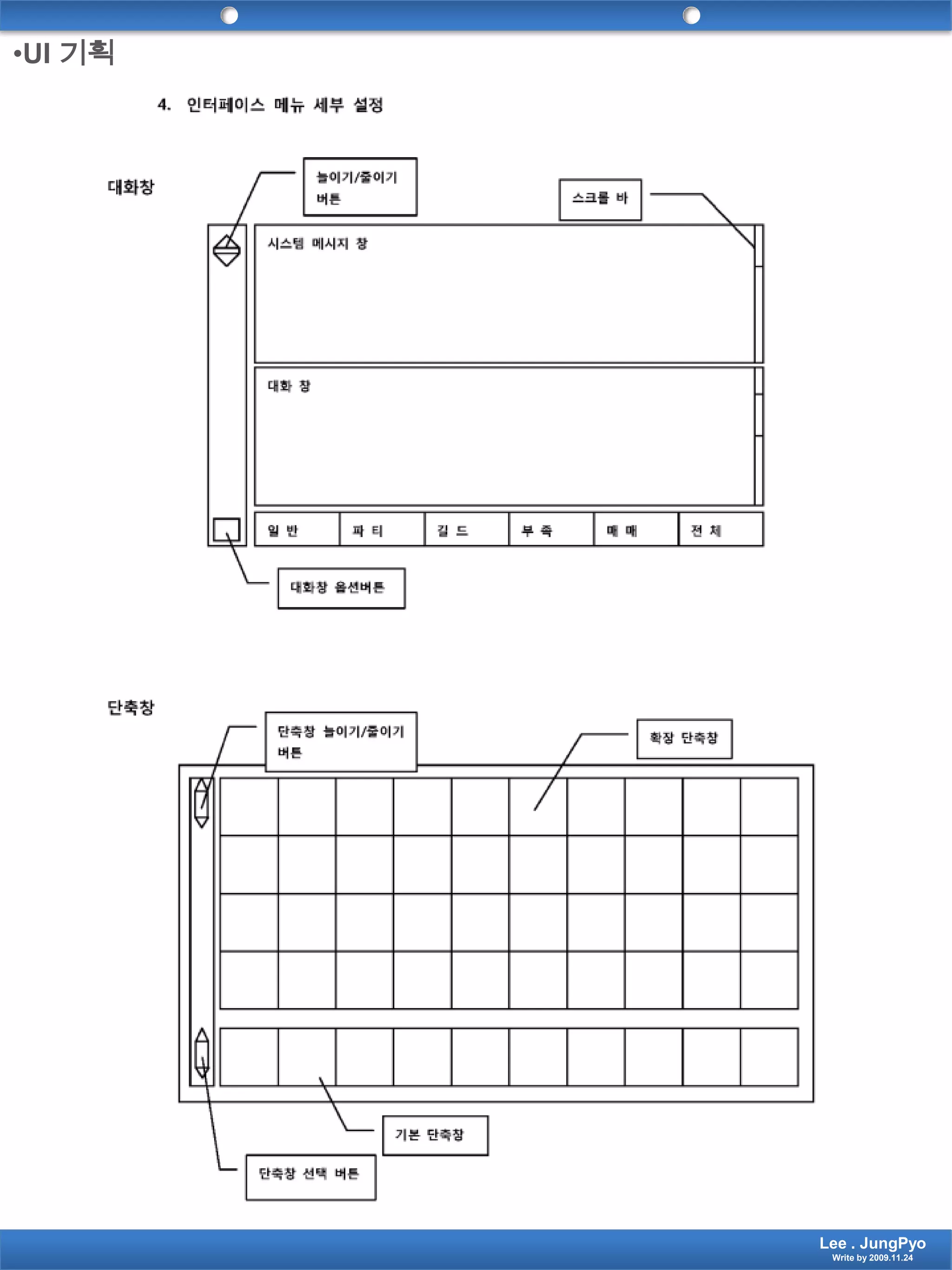 UI 기획Lee . JungPyoWrite by 2009.11.24
