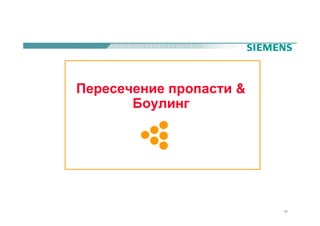 Пересечение пропасти &
       Боулинг




                         18
 