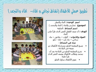 الماء والمطر