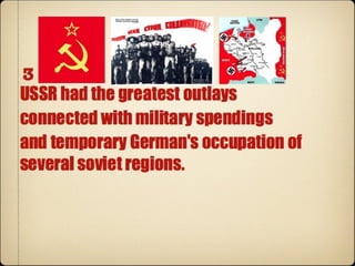 WW2 and the economics of the USSR
