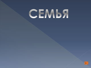 моя  семья – мое богатство