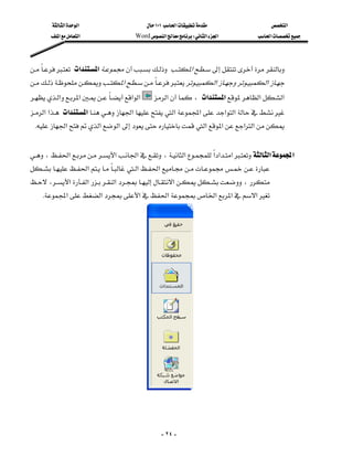 ‫א‬‫א‬                        ١٠١‫א‬                  ‫א‬
           ‫א‬‫א‬                  Word‫א‬W‫א‬‫א‬          ‫א‬




   ‫א‬‫א‬‫א‬
                                                                   
   ‫א‬‫א‬‫א‬
                                                  
   ‫א‬‫א‬‫א‬‫א‬     ‫א‬،‫א‬‫א‬‫א‬‫א‬
                                                                                 
   ‫א‬‫א‬‫א‬‫א‬‫א‬‫א‬‫א‬‫א‬‫א‬
                                                                                  
 K‫א‬‫א‬‫א‬‫א‬‫א‬‫א‬‫א‬
                                                                                            
   ،‫א‬‫א‬‫א‬،‫א‬‫א‬‫א‬‫א‬‫א‬‫א‬
                                                                                    
   ‫א‬‫א‬‫א‬
                                             
   ،‫א‬‫א‬‫א‬‫א‬،
        K‫א‬‫א‬‫א‬‫א‬‫א‬‫א‬‫א‬




                                            




                                                        - ٢٤ -
 