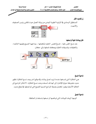 ‫א‬‫א‬‫א‬                          ١٠١‫א‬                     ‫א‬
‫א‬‫א‬‫א‬‫א‬‫א‬‫א‬      Excel‫א‬‫א‬‫א‬W‫א‬‫א‬          ‫א‬




                                                                                              ‫א‬
  ‫א‬‫א‬‫א‬‫א‬‫א‬‫א‬‫א‬‫א‬
                                                                                               K‫א‬



                                                                                                                
                                                                       
  ،‫א‬‫א‬،‫א‬L،L
                                                            
                                       K‫א‬،‫א‬


                    
                                                                                     ‫א‬


                                                        
                                                                                                                
                                                                                                                
                                                                                             ‫א‬
  ،‫א‬‫א‬‫א‬
  ‫א‬‫א‬،‫א‬ 
                                                           
 K‫א‬‫א‬‫א‬‫א‬‫א‬‫א‬
                                                                                                                
                                                                                     ‫א‬
                                K‫א‬‫א‬‫א‬‫א‬‫א‬




                                                     - ٧١ -
 