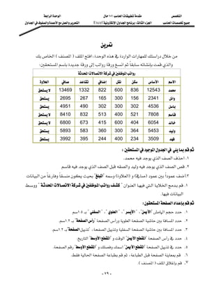 ‫א‬‫א‬‫א‬                               ١٠١‫א‬                    ‫א‬
‫א‬‫א‬‫א‬‫א‬‫א‬‫א‬           Excel‫א‬‫א‬‫א‬W‫א‬‫א‬        ‫א‬




                                                     
     ‫א‬E‫א‬F‫א‬‫،א‬‫א‬‫א‬‫א‬‫א‬‫א‬
       W‫א‬‫א‬‫א‬‫א‬
                                         ‫א‬‫א‬‫א‬‫א‬
        ‫א‬                                                        ‫א‬        ‫א‬
                   13469          1332          822         600        836          12543         
                      2695             267        165         300        156           2341         ‫א‬
                      4951             490        302         300        302           4536         
                    8410             832        513         400        521           7808         
                    6800             673        415         600        404           6054         
                      5893             583        360         300        364           5453         
                      3992             395        244         400        234           3509          
                                                                                                                        




                                                                     W‫א‬‫א‬‫א‬
                                                                    K‫א‬‫א‬‫א‬K١
                               ‫א‬‫א‬‫א‬‫א‬‫א‬K٢
 ‫א‬?‫?א‬E‫א‬FEF‫א‬K٣
                                                                        
?‫א‬‫א‬‫א‬‫א‬?‫א‬‫א‬‫א‬‫א‬ K١
                                                                        
                                                                                                  K‫א‬
                                                                                    W‫א‬‫א‬‫א‬
                                     ١{٥?‫א‬?،?‫א‬?،?‫א‬?،?‫?א‬‫א‬ K١
                      K١{٢?‫א‬?‫א‬‫א‬‫א‬‫א‬ K٢
               K١{٢?‫א‬?،‫א‬‫א‬‫א‬‫א‬ K٣
                                      K‫א‬?‫א‬‫?א‬‫א‬?‫א‬‫?א‬‫א‬ K٤
                 K‫א‬?‫א‬‫?א‬‫א‬?‫א‬‫?א‬‫א‬ K٥
                                  K‫א‬‫א‬،‫א‬‫א‬ K٦
                                                                                    KE‫א‬F‫א‬ .٧

                                                          - ٧٩ -
 