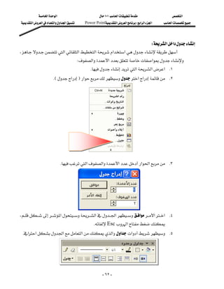 ‫א‬‫א‬                          ١٠١‫א‬                ‫א‬
 ‫א‬‫א‬‫א‬‫א‬‫א‬‫א‬   Power Point‫א‬‫א‬W‫א‬‫א‬‫א‬   ‫א‬




                                                                W‫א‬‫א‬
،‫א‬‫א‬‫א‬‫א‬‫א‬
                                                    
                                      W‫א‬‫א‬‫א‬
                                            K‫א‬‫א‬‫ א‬K١
                        KE‫א‬F‫א‬‫א‬‫א‬ K٢
                                                                                                          
                                                                                                          
                                                                                                          
                                                                                                          
                                                                                                          
                                                                                                          
                                                                                                          
                                                                                                          
                                                                                                          
                             K‫א‬‫א‬‫א‬‫א‬‫א‬ K٣
                                                                                                          
                                                                                                          
                                                                                                          
                                                                                                          
                                                                                                          
، ‫א‬‫א‬‫א‬‫א‬‫א‬‫ א‬K٤
                 
                                              KEsc ‫א‬
 K‫א‬‫א‬‫א‬‫א‬‫א‬‫א‬‫א‬ K٥




                                                      - ٦٢ -
 